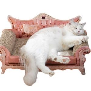 Cute Cat Scratcher Couch with Organic Catnip